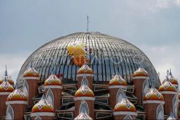 FOTO - Rehabilitasi Masjid 99 Kubah Makassar