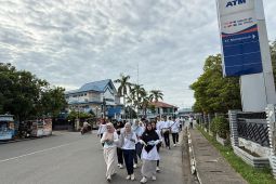 PLN UP3 Mempawah gelar jalan sehat dan sosialisasi Program OOTD