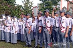 Pelajar Sekolah Rakyat di Aceh Besar peringati Sumpah Pemuda