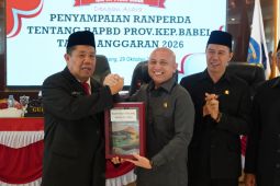 Pemprov - DPRD Babel paripurnakan Raperda APBD 2026