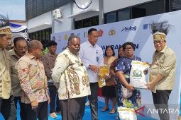 Bulog dan DPR RI salurkan 878 ton beras bantuan pangan di PBD