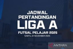 Delapan tim siap berlaga di pekan ke-4 Liga A Futsal Pelajar 2025, ini jadwalnya