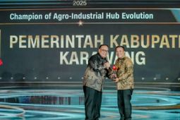Bupati Karawang terima penghargaan CNN Indonesia Awards 2025