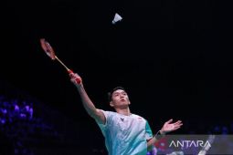 Jonatan Christie kalahkan Alex Lanier untuk ke final Hylo Open