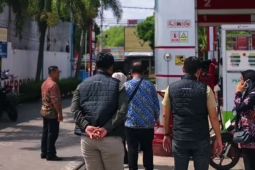 Satgas BBM Satreskrim Polres Magetan cek kualitas pertalite di SPBU