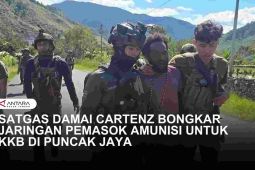 JARINGAN PEMASOK AMUNISI UNTUK KKB DITANGKAP DI PUNCAK JAYA