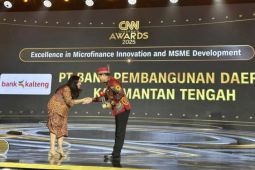 Bank Kalteng raih penghargaan nasional, bukti konsistensi dukung UMKM