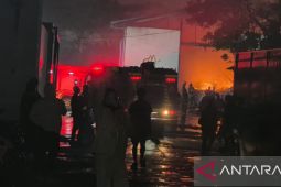 Kronologi kebakaran pabrik di Cikancung Bandung