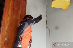 BPBD sebut sejumlah rumah warga di Madiun retak akibat tanah gerak