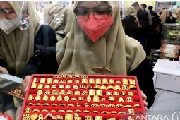 Harga emas di Pegadaian hari ini naik