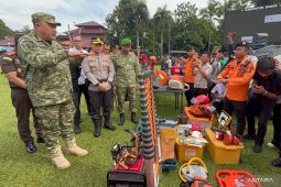 Ribuan personel disiagakan menghadapi potensi bencana di Bogor