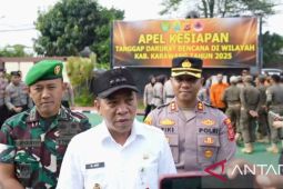 Bupati Karawang sebut sinergi TNI-Polri dan Pemda kekuatan hadapi bencana