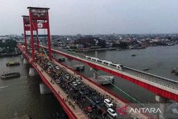 Kota Palembang diprakirakan hujan ringan, Sabtu ini