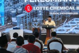 Prabowo: Jokowi paling berjasa memulai proyek pabrik petrokimia Lotte di Cilegon