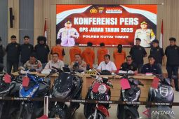 Polres Kutim tindak 13 kasus curanmor selama Ops JARAN 2025