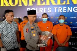 Polres Trenggalek tangkap dua pelaku penyalahgunaan senpi rakitan