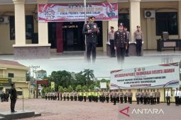 Pimpin upacara Hari Pahlawan, Kapolres Tanjungbalai bacakan sambutan Mensos