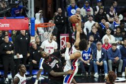 Kalahkan 76ers 111-108, Pistons puncaki klasemen Wilayah Timur
