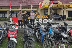 Polisi Keerom amankan 22 sepeda motor operasi "Sikat Cartenz II"