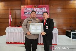Kapolres Belitung terima Presisi Award 2025 dari Lemkapi