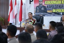 Kunker ke Polres Bangka, Kapolda minta anggota bekerja dengan tulus beri pelayanan terbaik