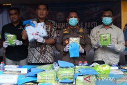 BNNP Kalbar memusnahkan 60 kilogram sabu