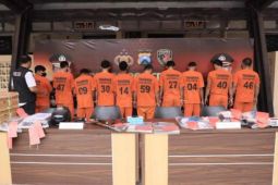 Polisi Kediri tangkap sembilan tersangka Operasi Sikat Semeru 2025