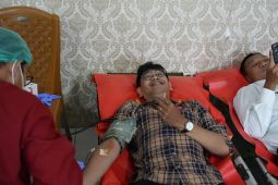 IMIPAS PEDULI: Pegawai Imigrasi Pontianak gelar donor darah untuk negeri