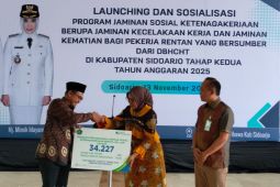 Pemkab Sidoarjo lindungi pekerja rentan lewat jaminan BPJS Ketenagakerjaan