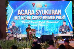Kapolri apresiasi Brimob di umur ke-80 yang dukung program pemerintah