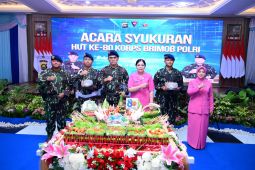 Polda Jambi gelar syukuran HUT Ke-80 Korps Brimob Polri Tahun 2025