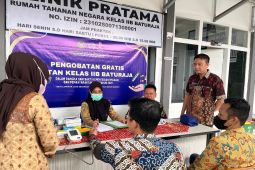 Rutan Baturaja buka layanan pengobatan gratis bagi warga binaan