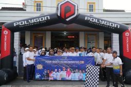 Imigrasi Pangkalpinang meriahkan Jalan Sehat Hari Bakti Kementerian Imipas