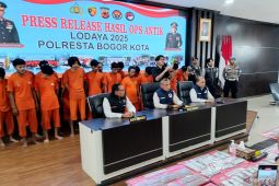 Polresta Bogor Kota gagalkan pengiriman tembakau sintetis antarprovinsi