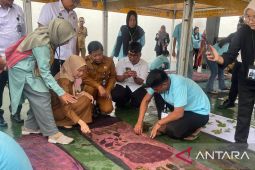 Pemkab Serang bekali warga binaan di Rutan keahlian teknik ecoprint