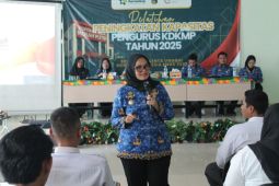Bupati Lampung Timur beri semangat pada pelatihan peningkatan kapasitas pengurus KDMP