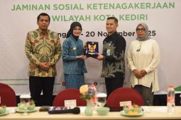 Pemkot Kediri dorong pemberian perlindungan sosial bagi pekerja