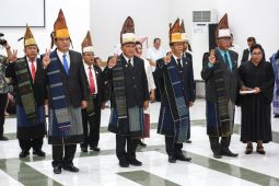 Pelantikan Pejabat Tinggi Pemkot Pematangsiantar, Johannes Sihombing tetap Kadis Kominfo