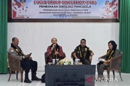 Paskibraka Gunung Mas dituntut jadi calon pemimpin berkarakter Pancasila