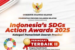 Pemprov Sulsel raih SDGs Action Awards 2025 lewat program Mandiri Benih