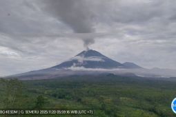 Gunung Semeru alami 32 kali gempa guguran selama enam jam terakhir