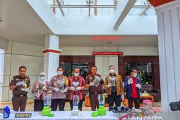 Kejari Bangka memusnahkan 1,48 kilogram ganja