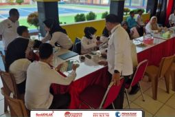 Lapas Sarolangun gelar berobat gratis dan donor darah, songsong Hari Bakti