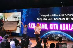 Menteri PPPA ajak seluruh anak turut jaga bumi hadapi krisis iklim