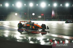 Pembalap Norris menjalani sesi kualifikasi buatnya stres