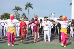 15.000 ASN Forkopimda sukses tampilkan Tari Bedincak pada HUT ke-25 Bangka Belitung