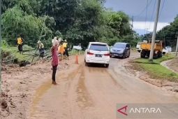 Polisi siagakan personel di jalur utama rawan bencana Cianjur