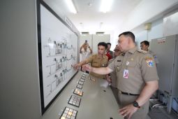 Begini kondisi tanggul yang rembes di Waduk Pluit Jakarta