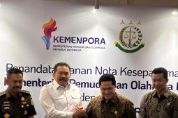 Kemenpora teken MoU dengan Kejaksaan Agung awasi anggaran olahraga