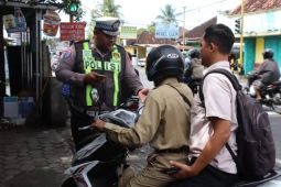 Polres Bantul menindak 1.090 pelanggar lalu lintas sselama sepekan Operasi Zebra